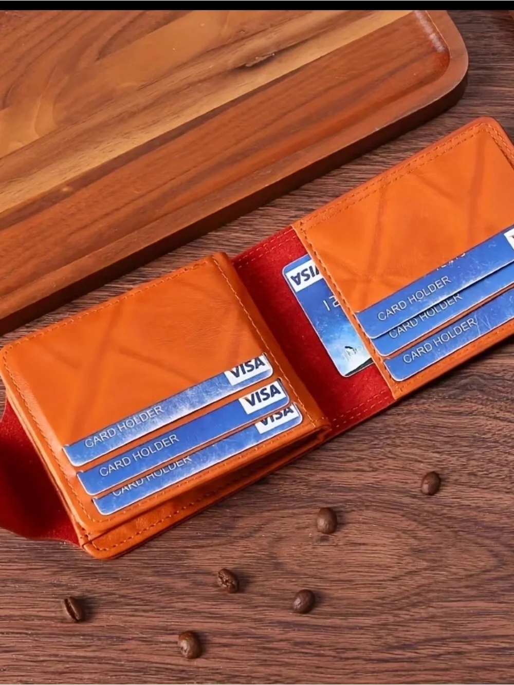 Money Clip Wallet with 100 Dollar Embossed Design like leather